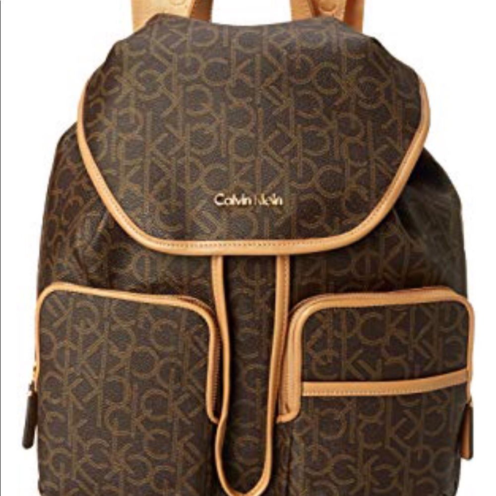 Calvin Klein monogram backpack
